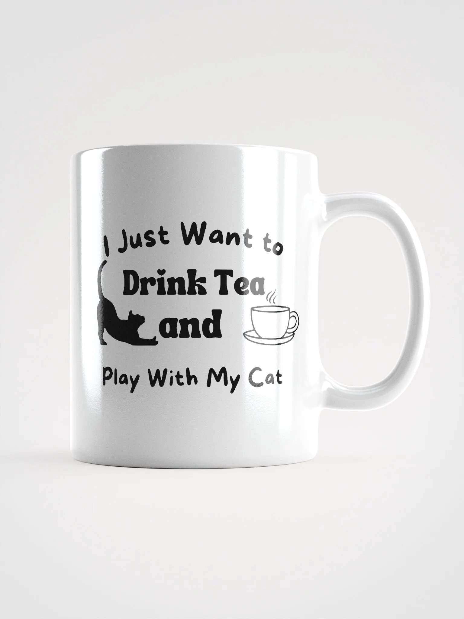 Tea and Cat Mug product image (1)