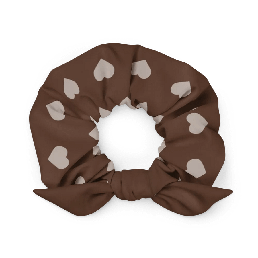 Heartly Brown Scrunchie product image (2)