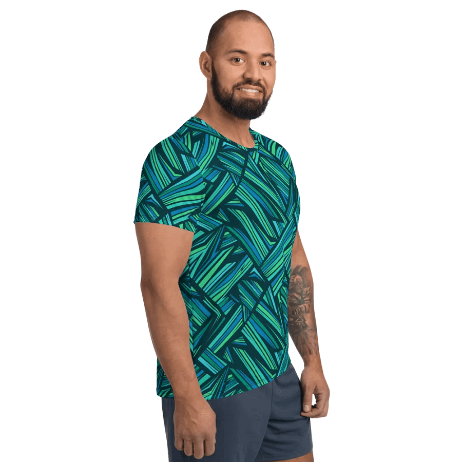 Aqua Angles | Men´s Athletic T-Shirt product image (4)
