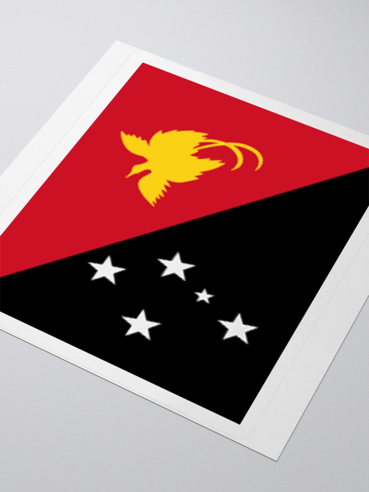 Exclusive Papua New Guinea National Flag Kiss-Cut Stickers - High-Quality Vinyl, Multiple Sizes product image (7)