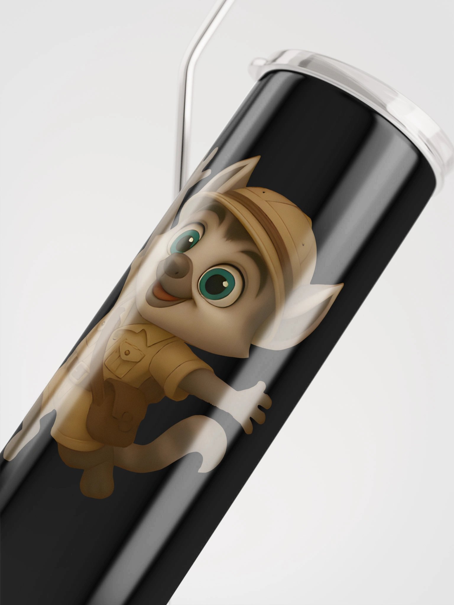 Stainless Steel Thumbler jungle lemur product image (7)