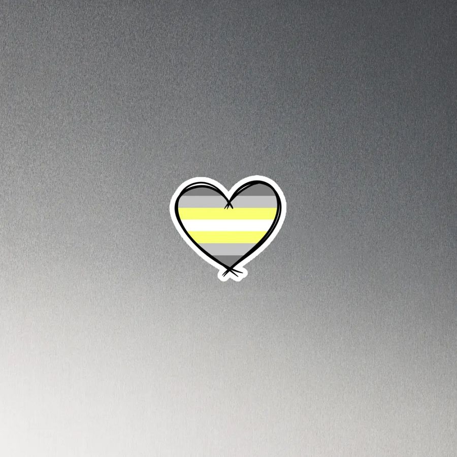 Demigender Pride Magnet product image (4)