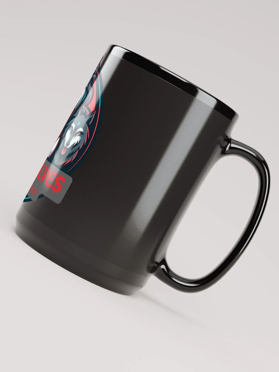 SHE WOLVES Black Glossy Mug product image (4)