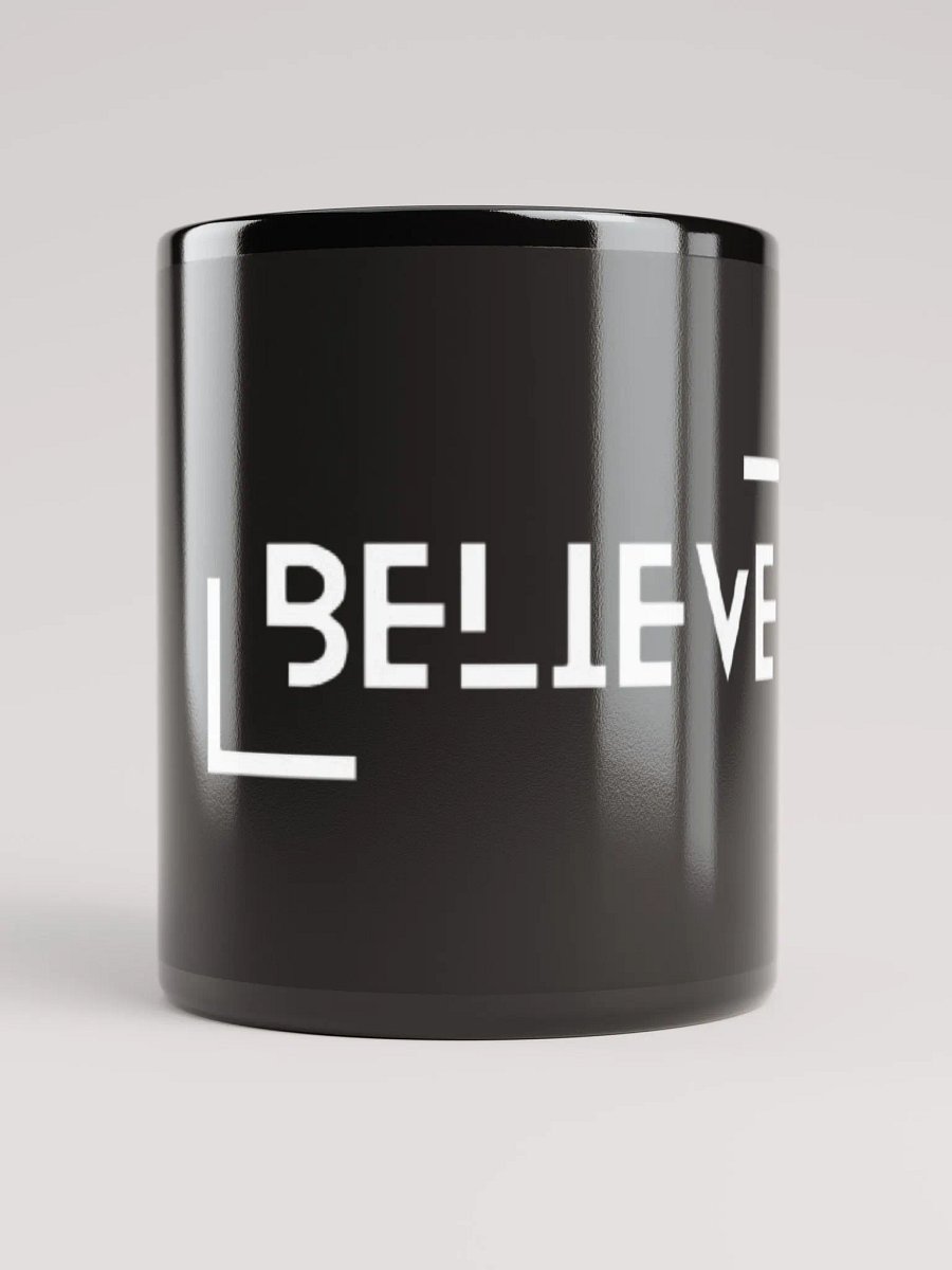 Believe Black Glossy Mug product image (9)