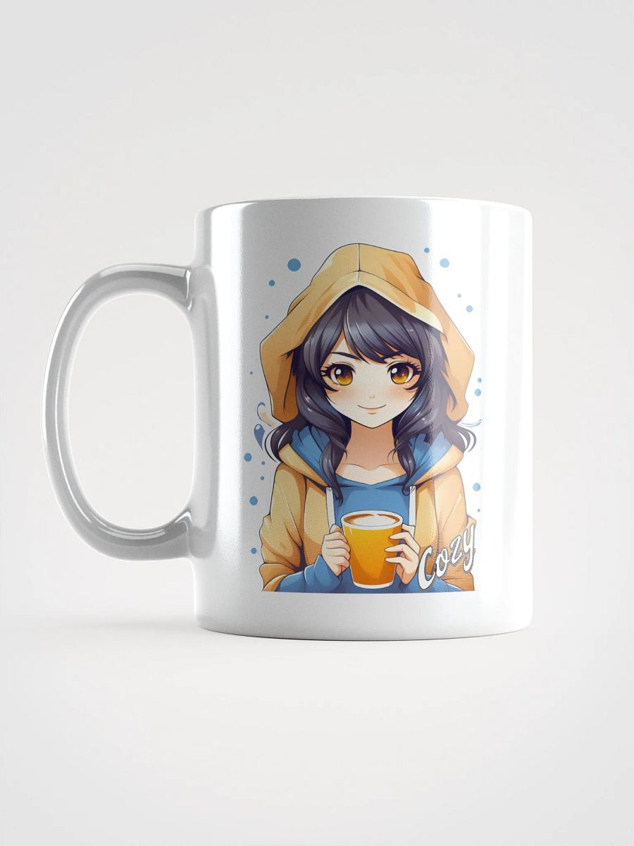 Cozy Kawaii Anime Girl - Coffee or Soup Mug - 11 oz - 15 oz - 20 oz - v2 product image (2)