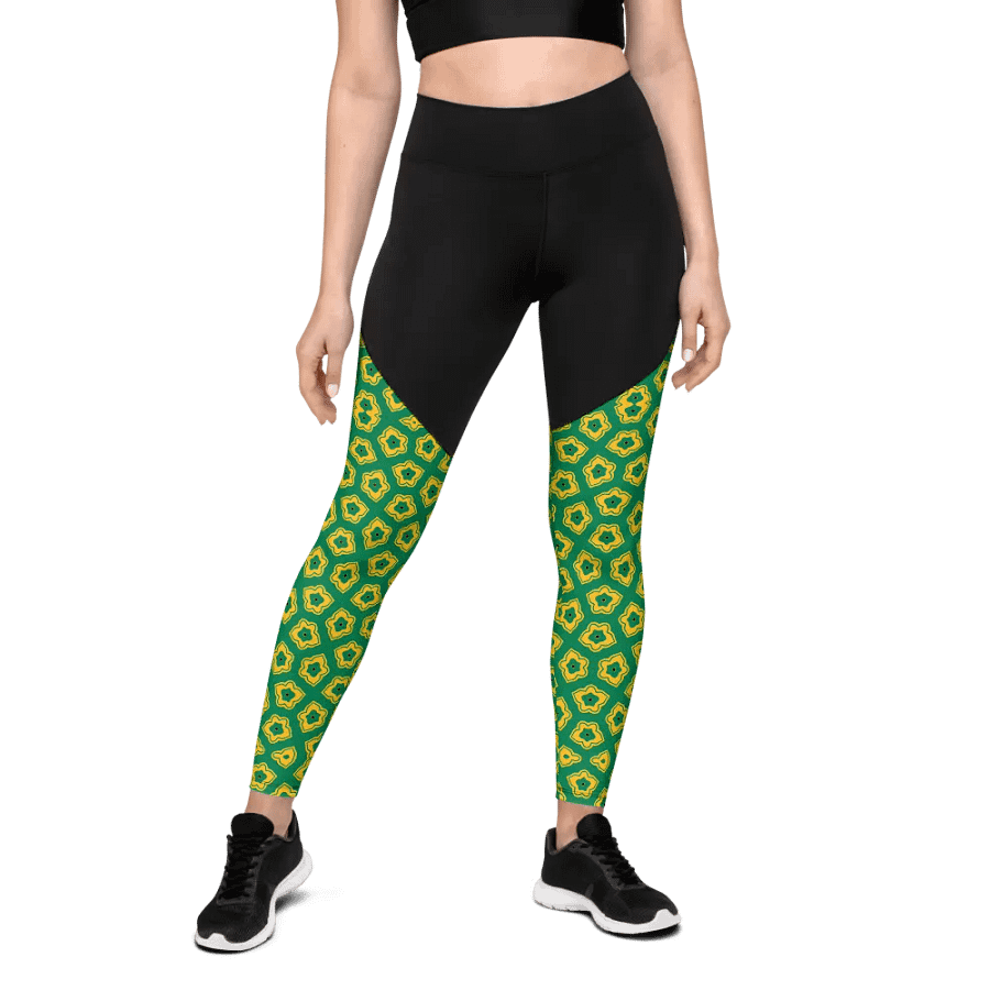 Symmetric Starburst Sports Leggings product image (4)