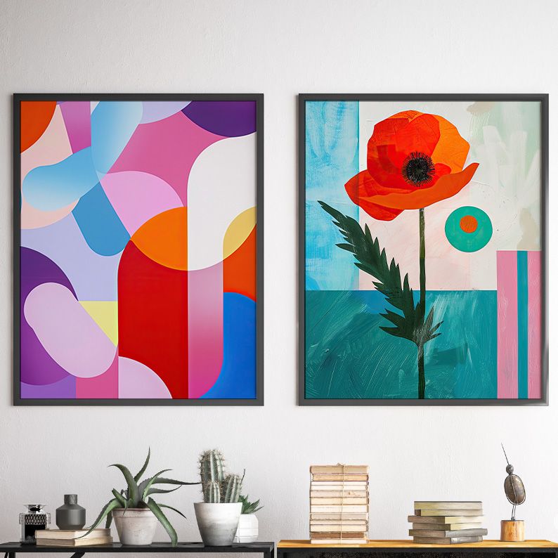 Maximalist Abstract Gallery Wall Set of 9 DIGITAL Prints product image (7)