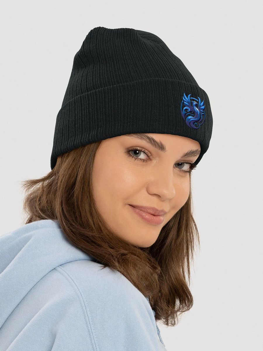 Blue Avian Ribbed Knit Beanie product image (24)