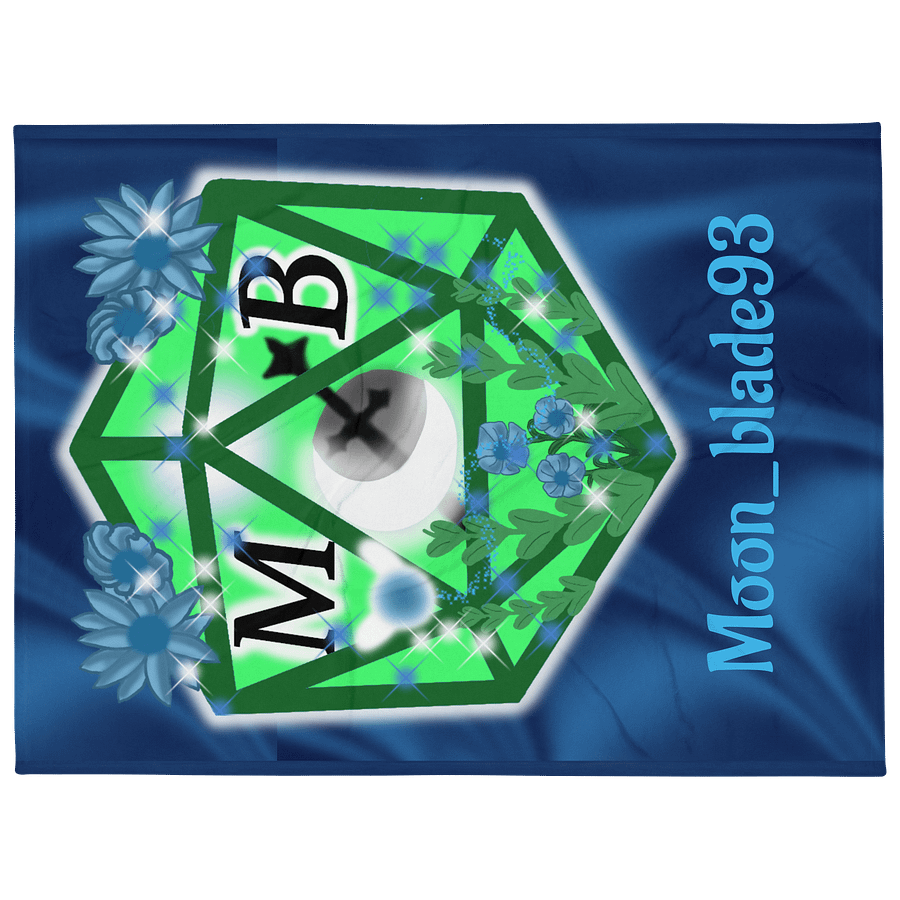 Moonblade-Spring D20 Throw Blanket product image (1)