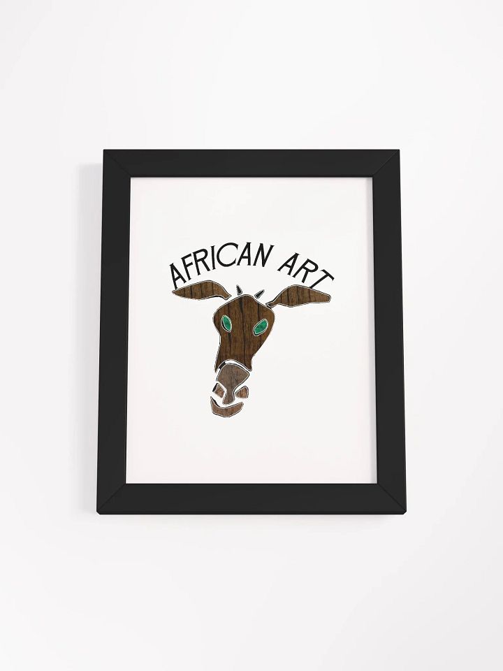 Eco-Friendly Ayous Wood Framed Matte Poster product image (6)