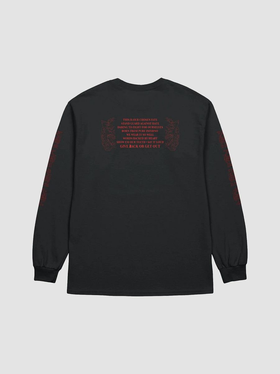 Backed By Heart long sleeve product image (3)