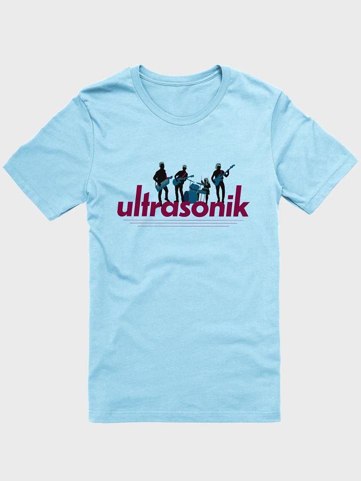 ultrasonik Silhouette Logo Premium T-Shirt (Ocean Blue or White) product image (1)