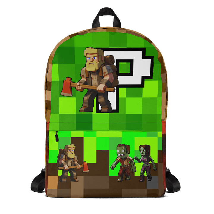 Patient PixelZ All-Over Print Backpack (PixelZ My Craft) product image (1)
