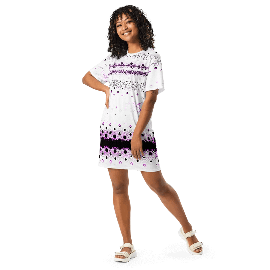 Abstract Tones T Shirt Dress product image (9)