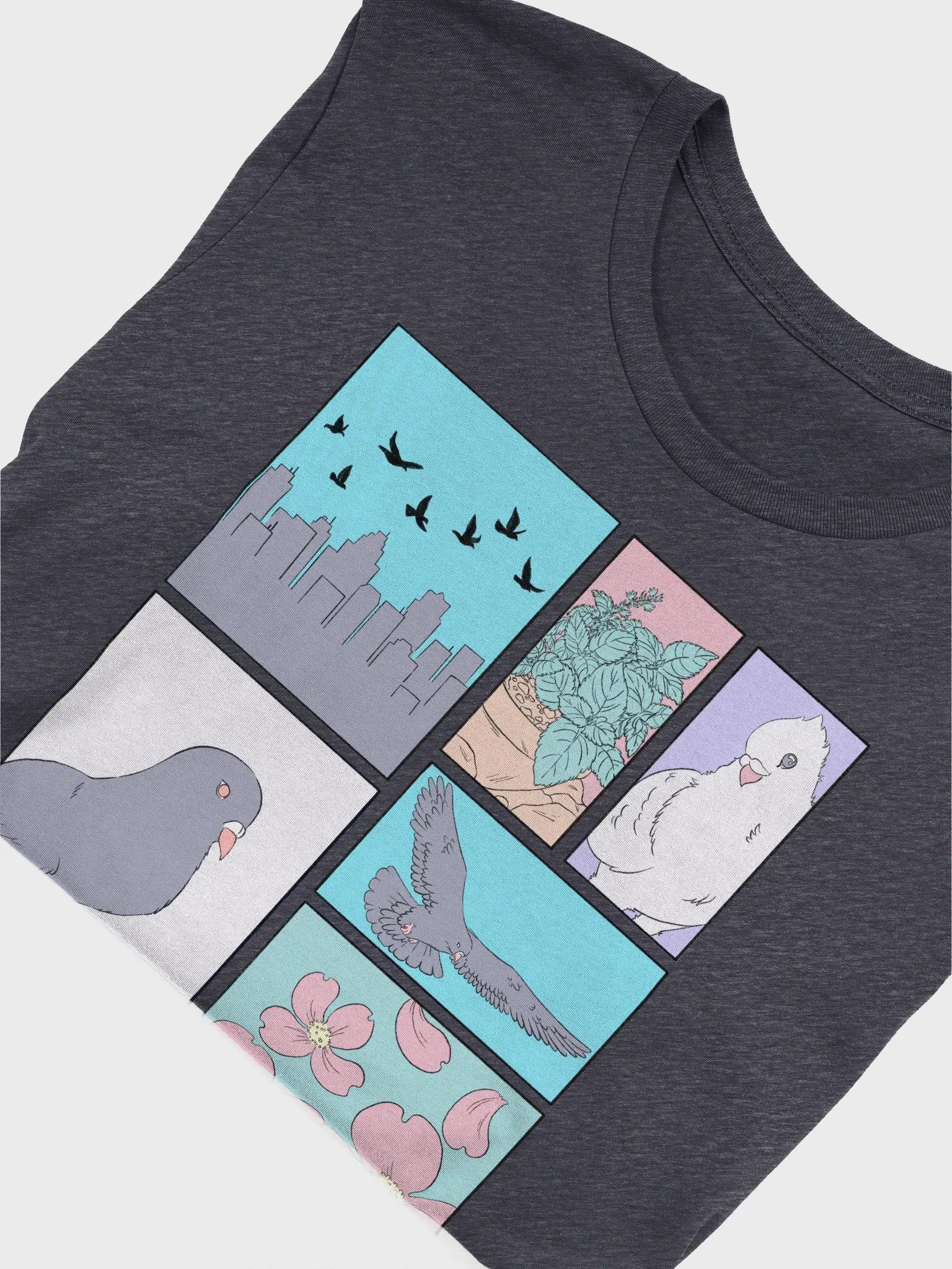 Pastel Pigeon Rescue & Rehab Tee Shirt product image (35)