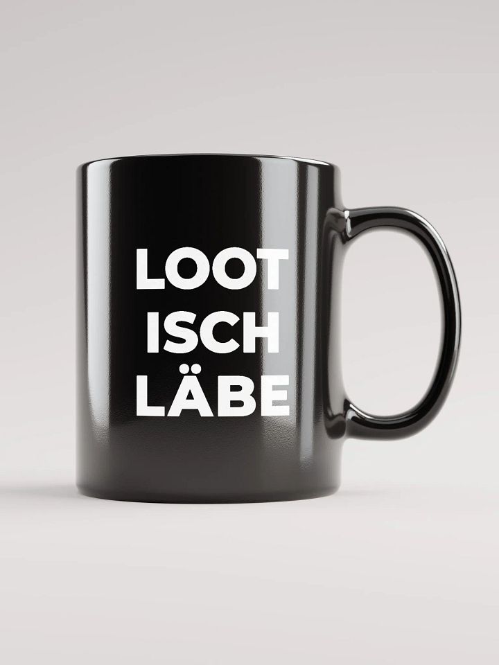 Black Mug: Loot isch Läbe product image (2)