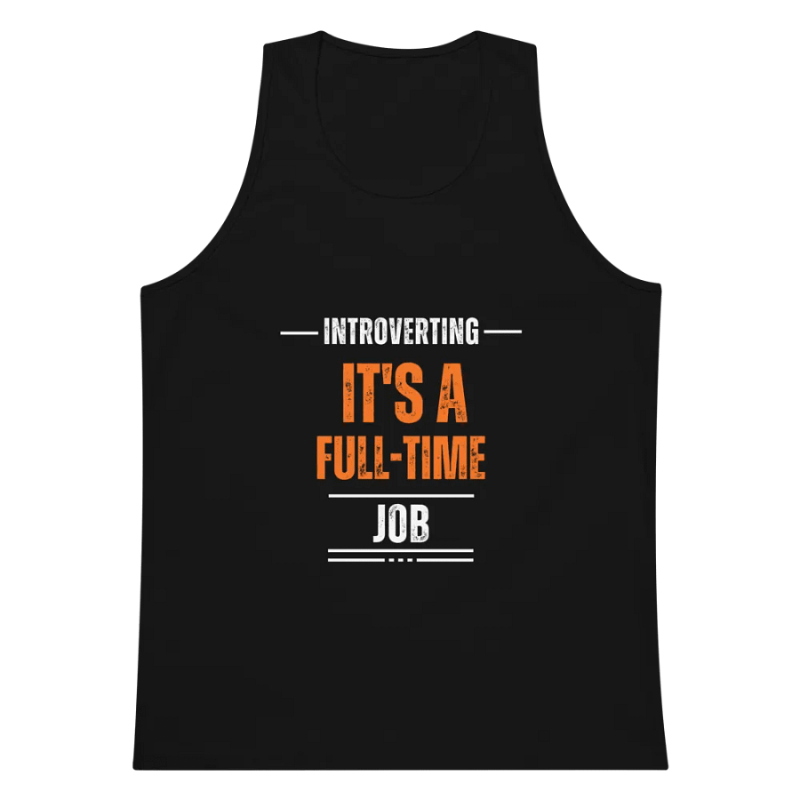 Full-Time Job Men's Tank Top product image (5)
