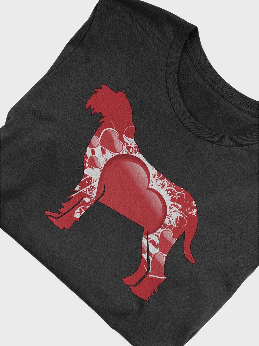 Spinone Italiano Silhouette filled with big Red Hearts product image (3)
