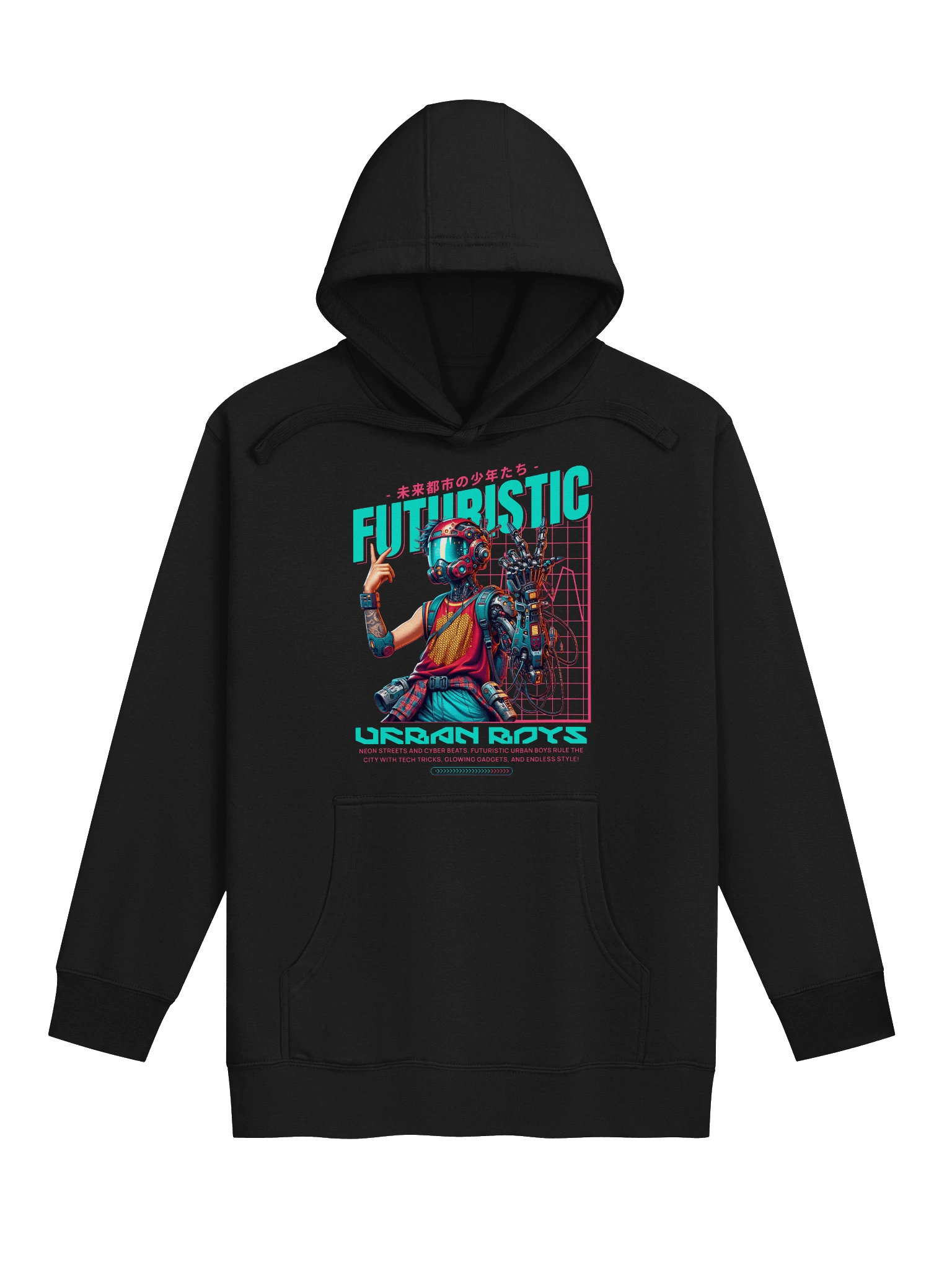 Future Urban Boy Hoodie: A Nod to Y2K Fashion Trends product image (1)