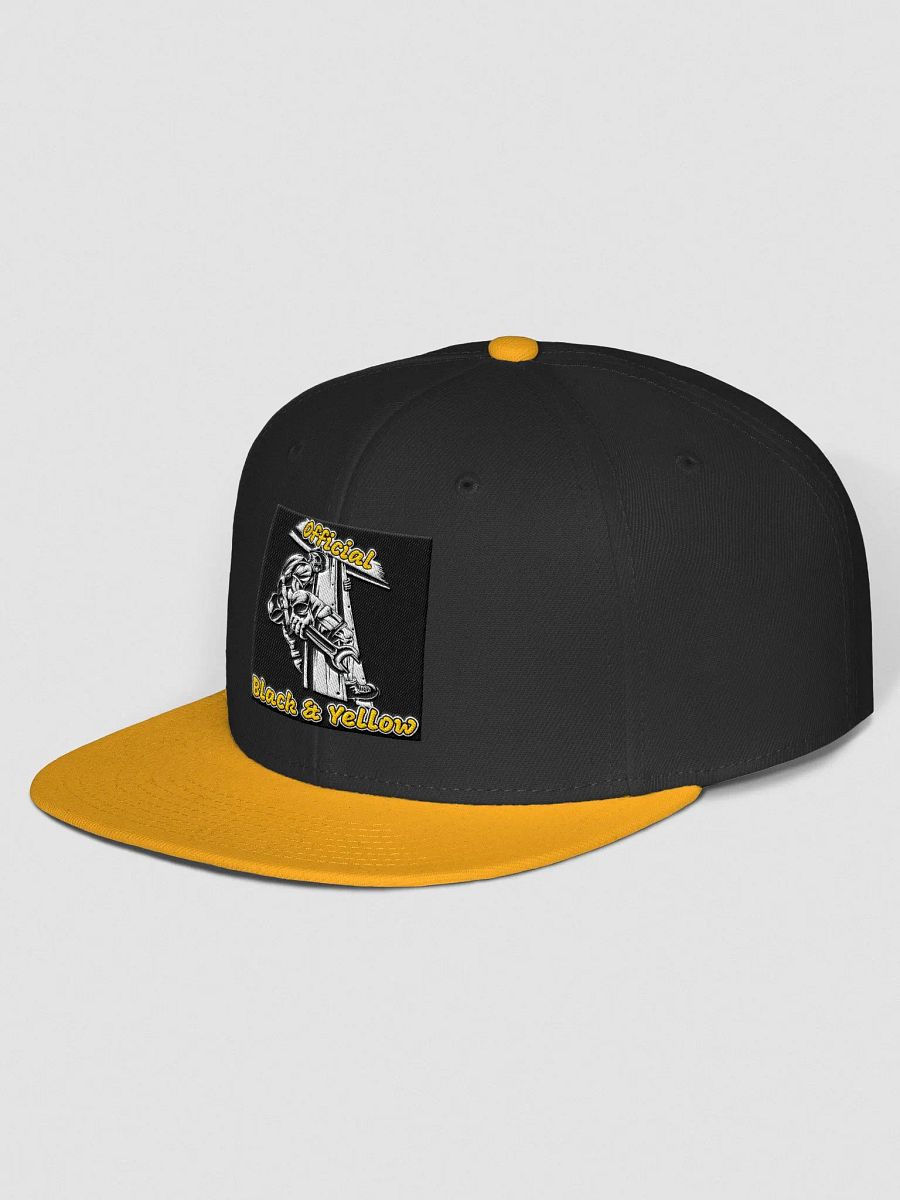 Official Black & Yellow Snapback Cap product image (2)