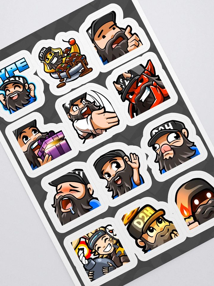 Emote Sticker Sheet. Set 3 product image (2)