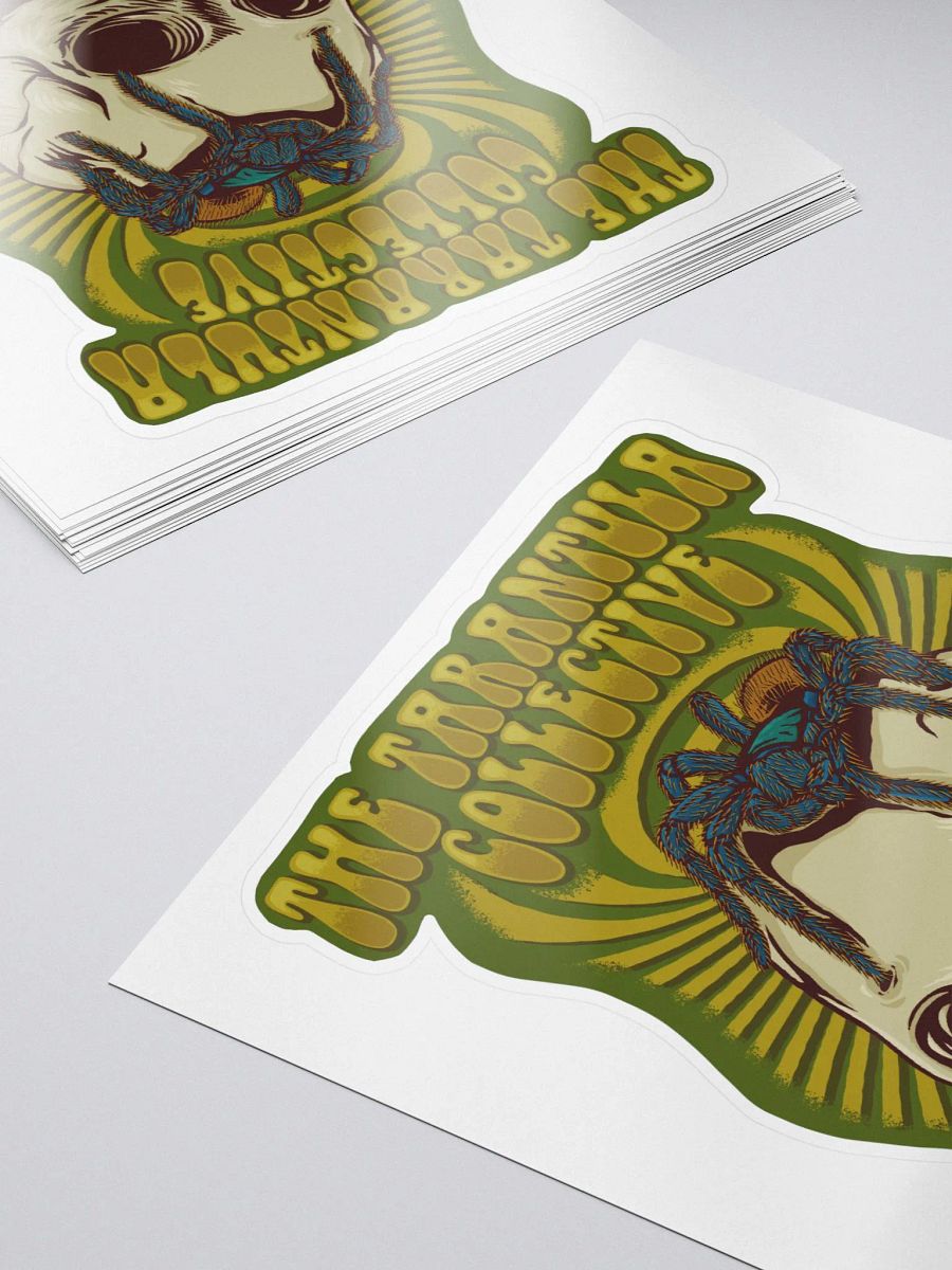 Retro Tarantula Skull Sticker product image (5)