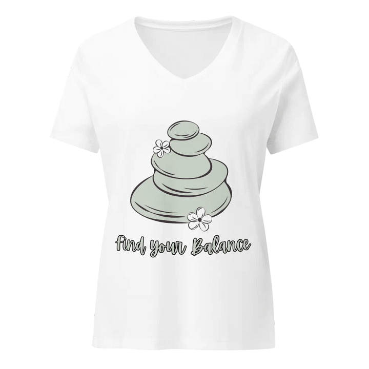 Zen Balance V-Neck Tee Tranquility product image (1)