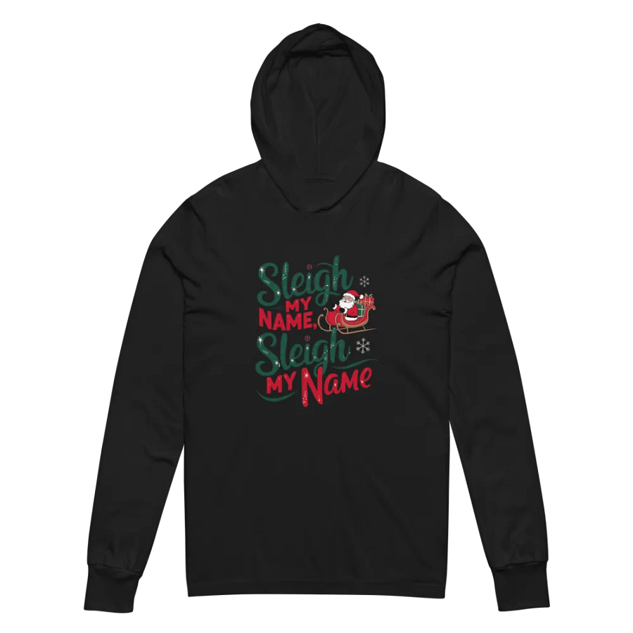 Festive Sleigh My Name Hooded Tee product image (2)