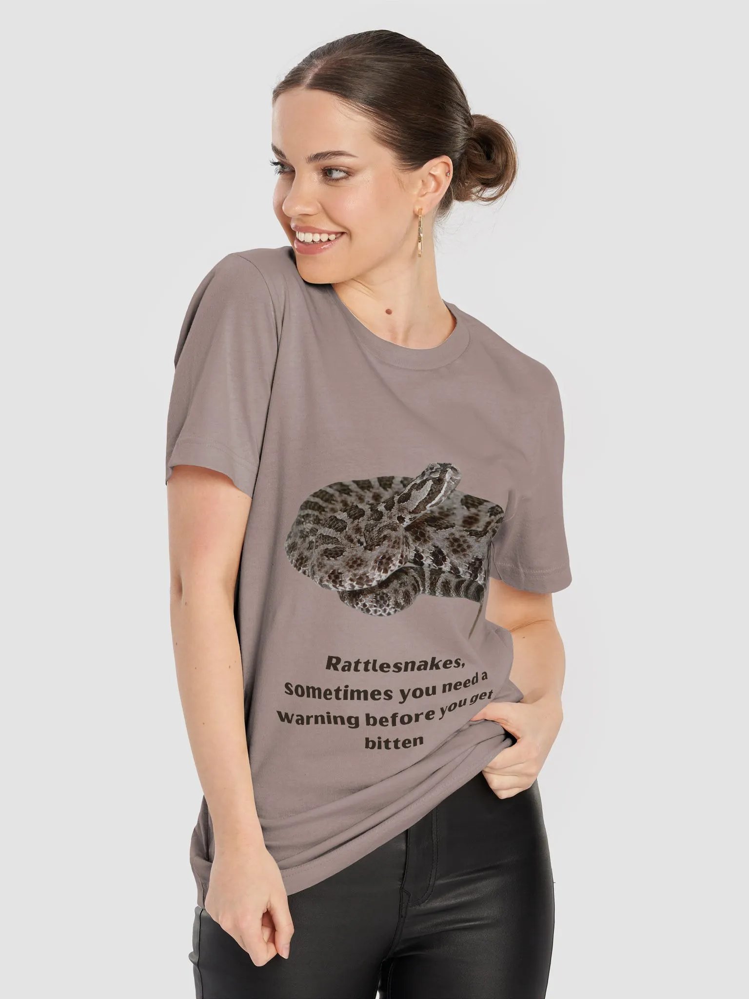 Rattlesnake Warning T-Shirt product image (2)
