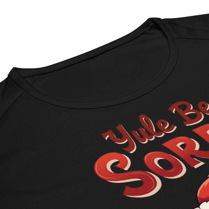 Yule Be Sorry Santa Log Unisex Sports Jersey product image (8)
