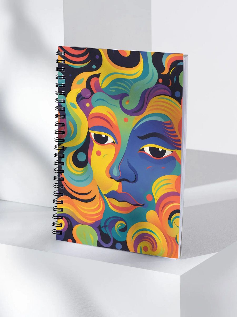 Psychedelic Portrait Spiral Notebook product image (4)