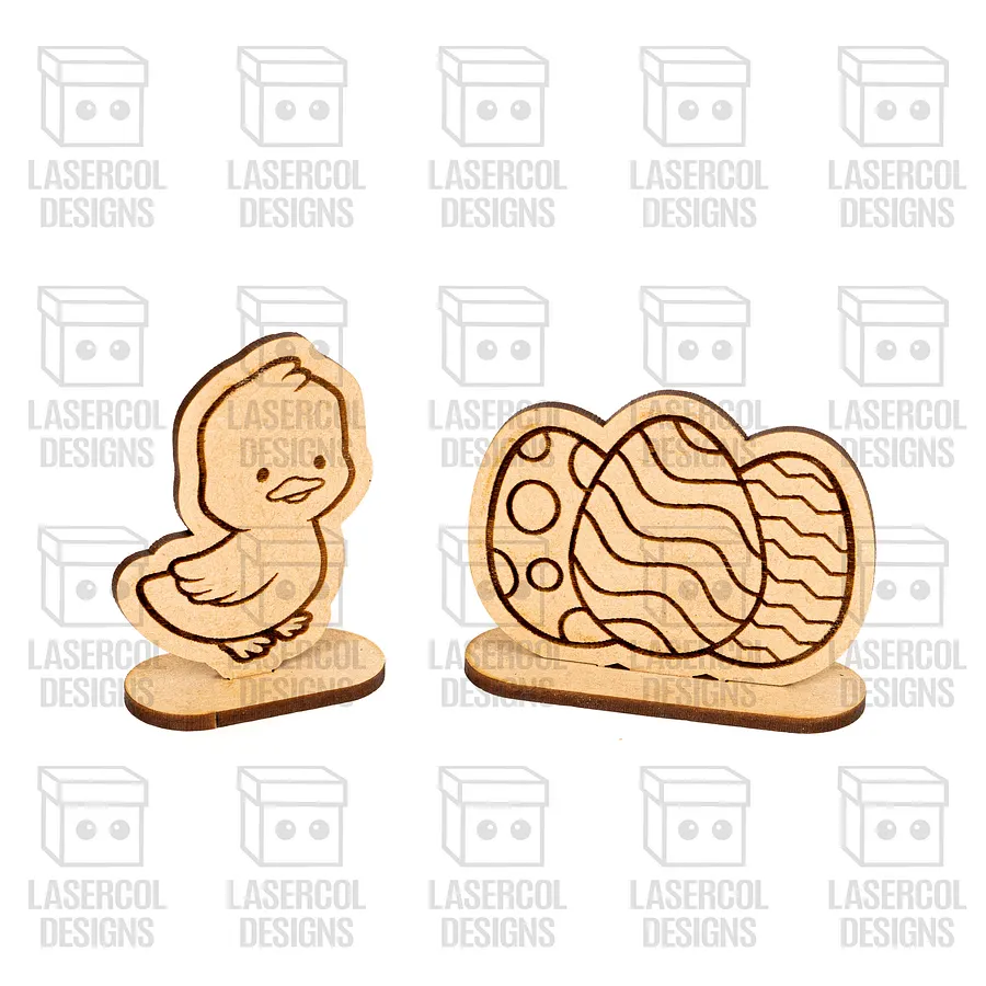 Easter Cutouts With Base Set 1 - Laser Cut Files product image (8)