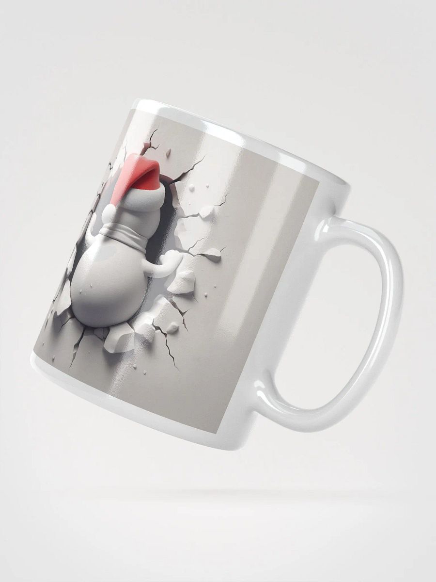 Snowman Breaking Through a Wall 11 oz Mug product image (3)