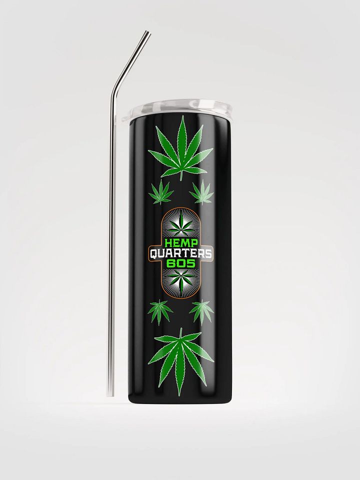 Hemp Quarters Black Steel Tumbler product image (1)