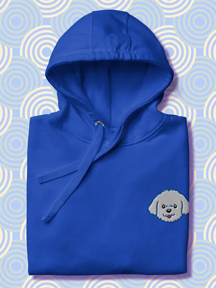 Cartoon Maltese Dog Embroidered Premium Hoodie product image (10)