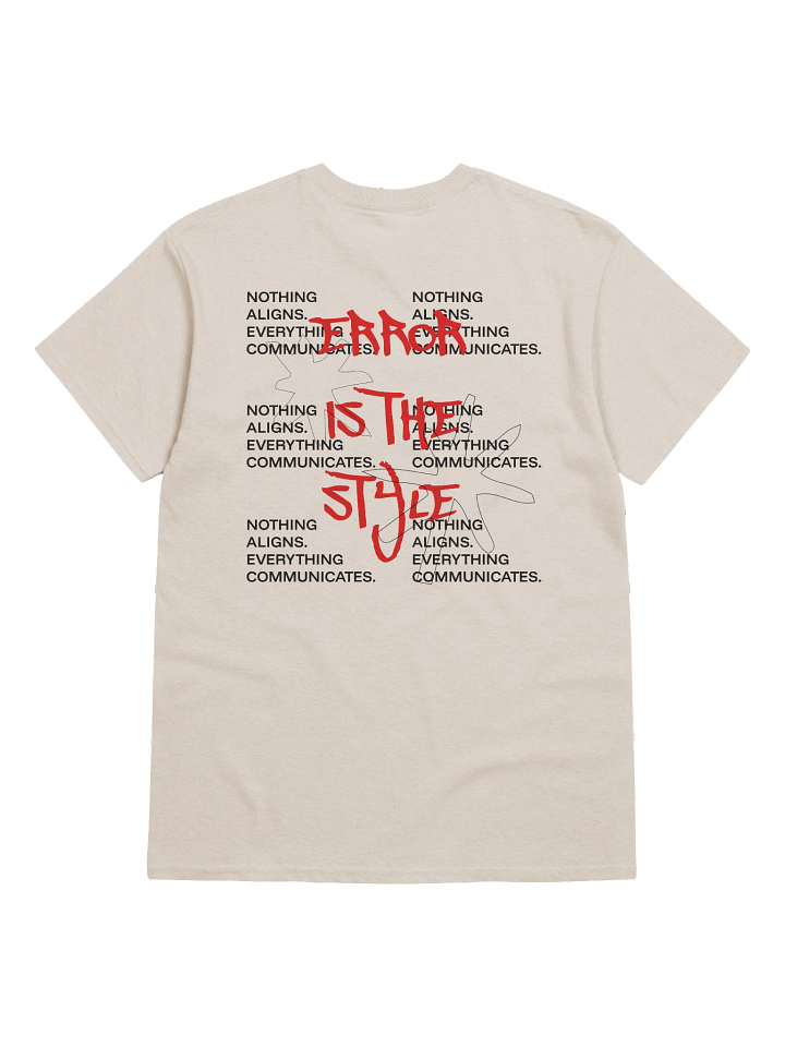 Error Is The Style Experimental Graphic Tee product image (2)