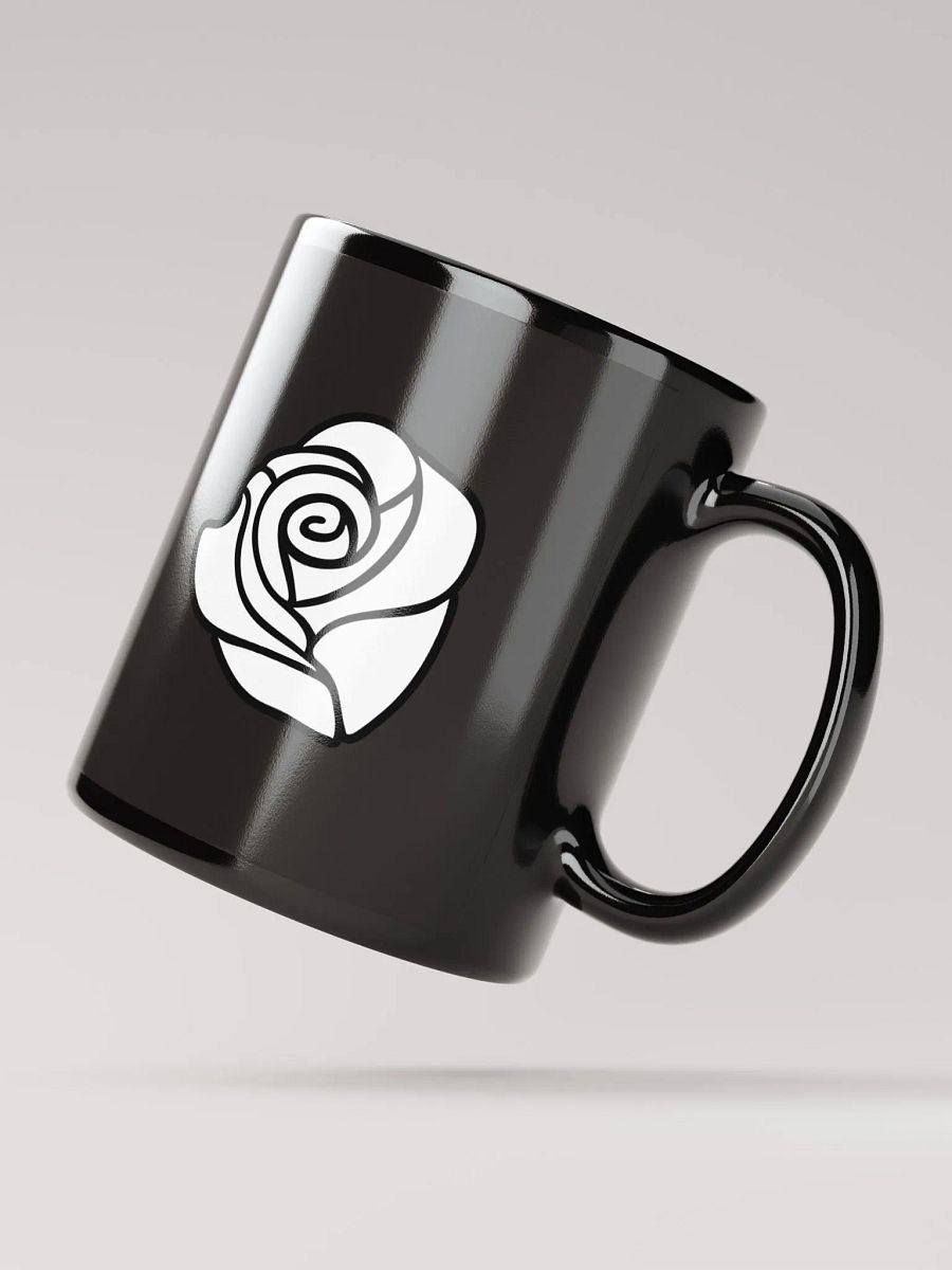 White Rose ceramic mug - A product image (2)