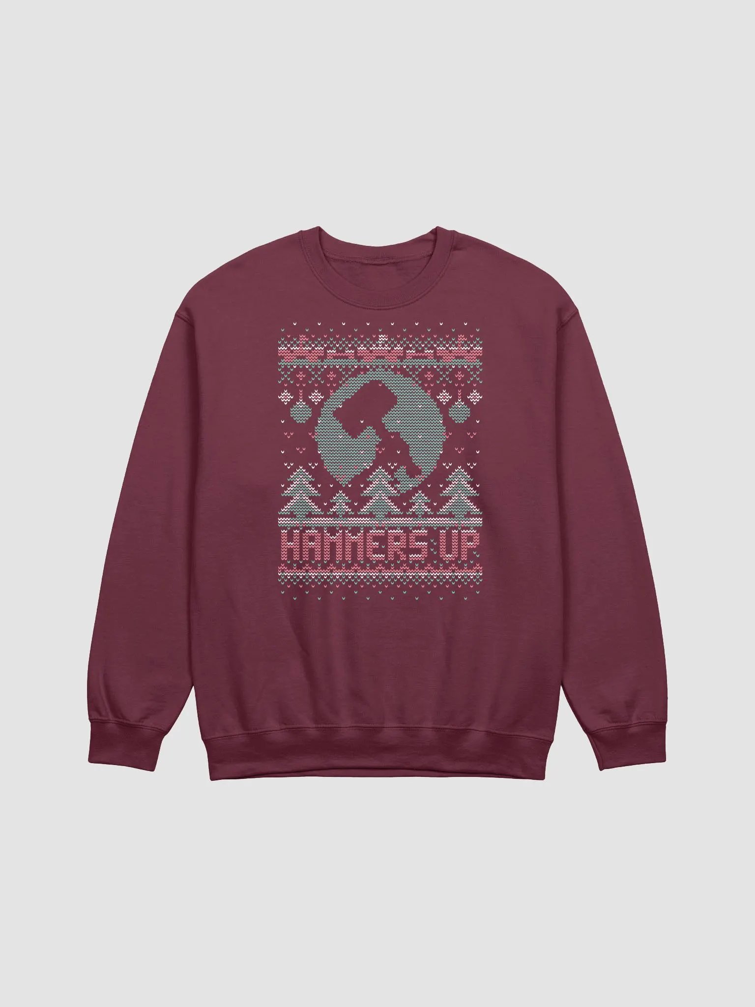 Christmas Sweatshirt Maroon product image (1)