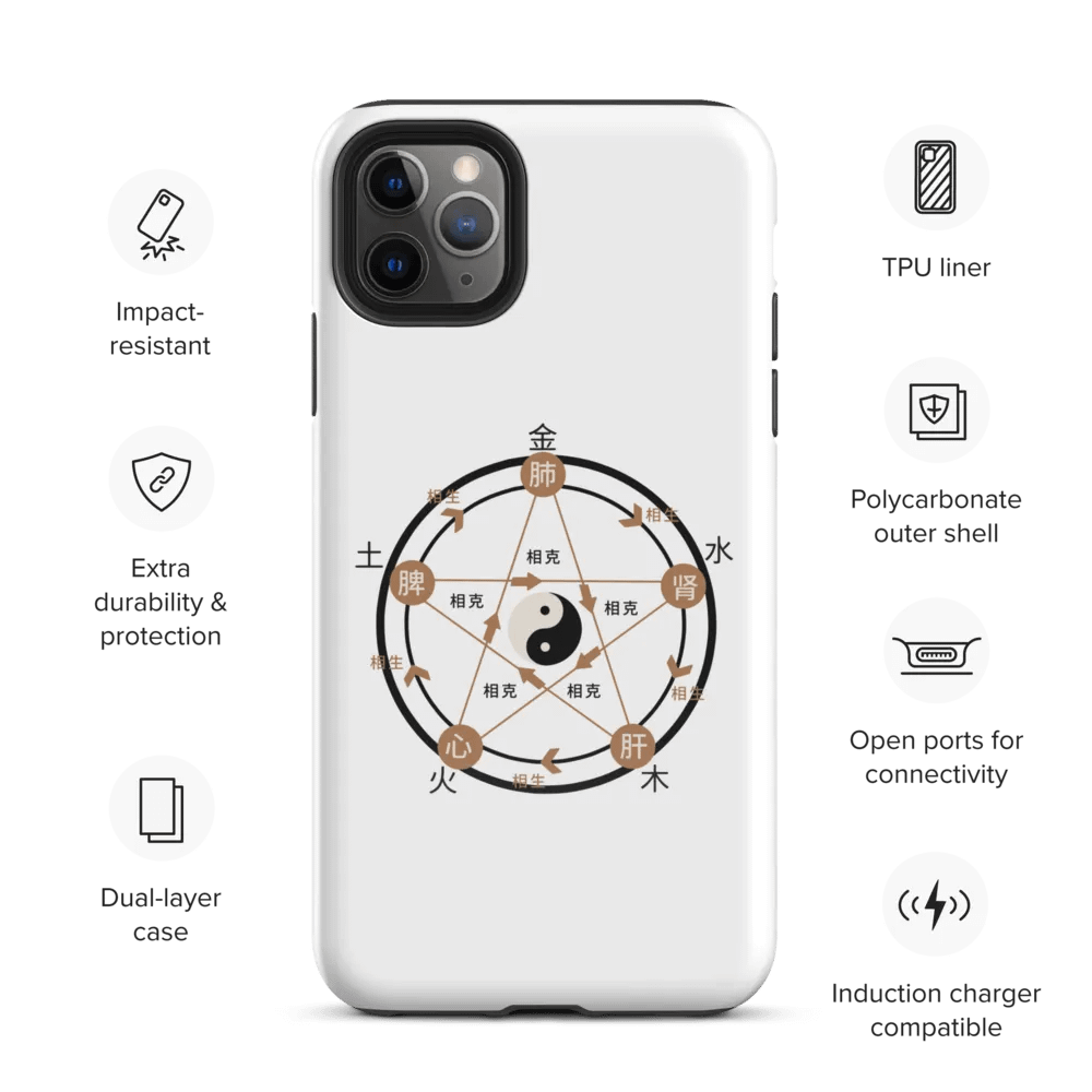 Wu Xing Five Elements iPhone® Tough Case - 中医五行iPhone®手机壳 product image (3)
