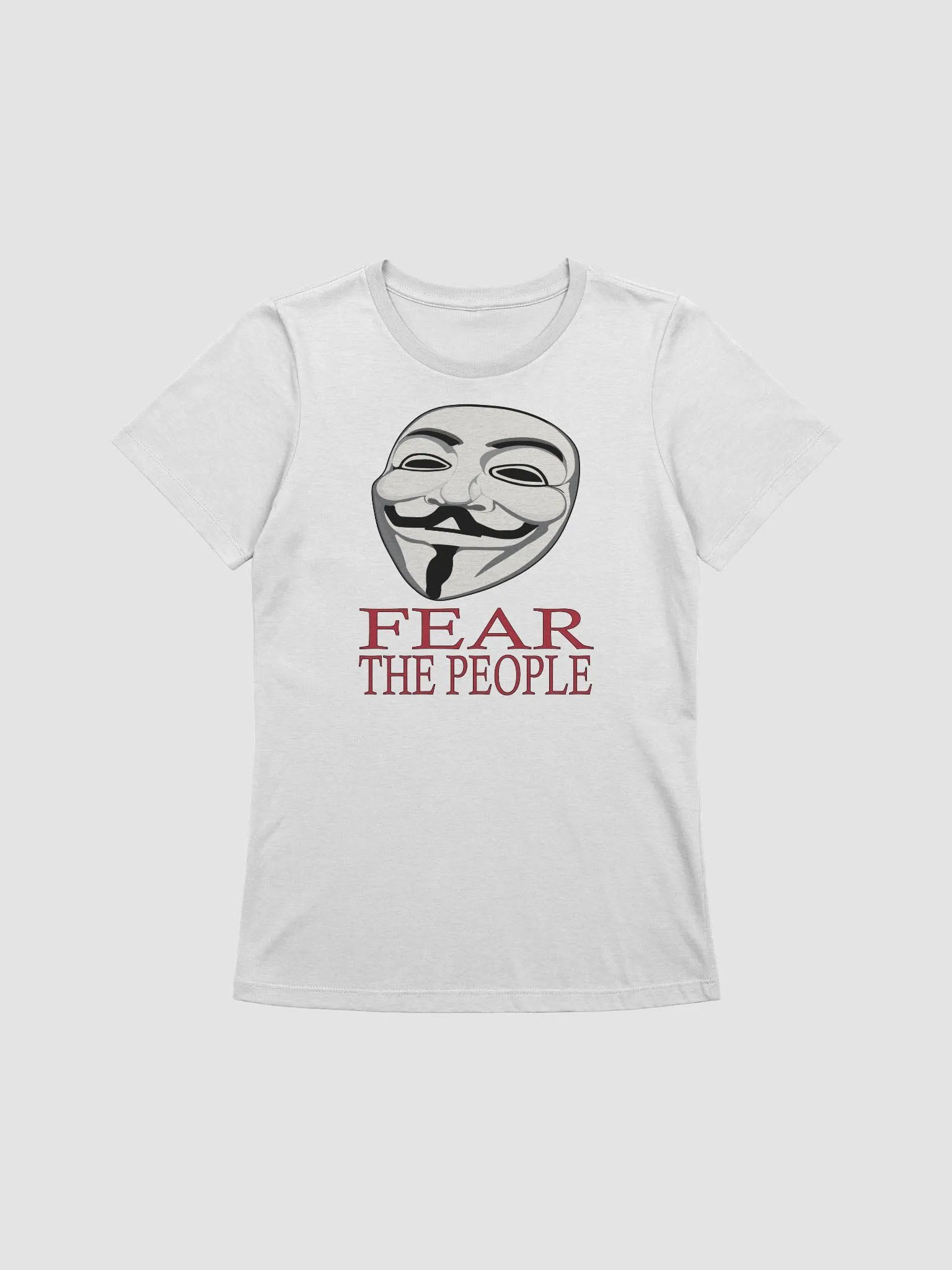 Fear The People - 02 - Red - Bella+Canvas Women's Supersoft Relaxed-fit T-Shirt product image (1)