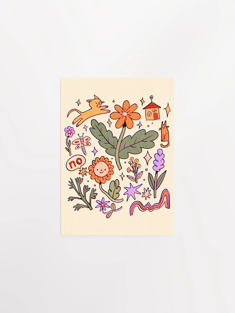 Happy Doodles Print product image (2)