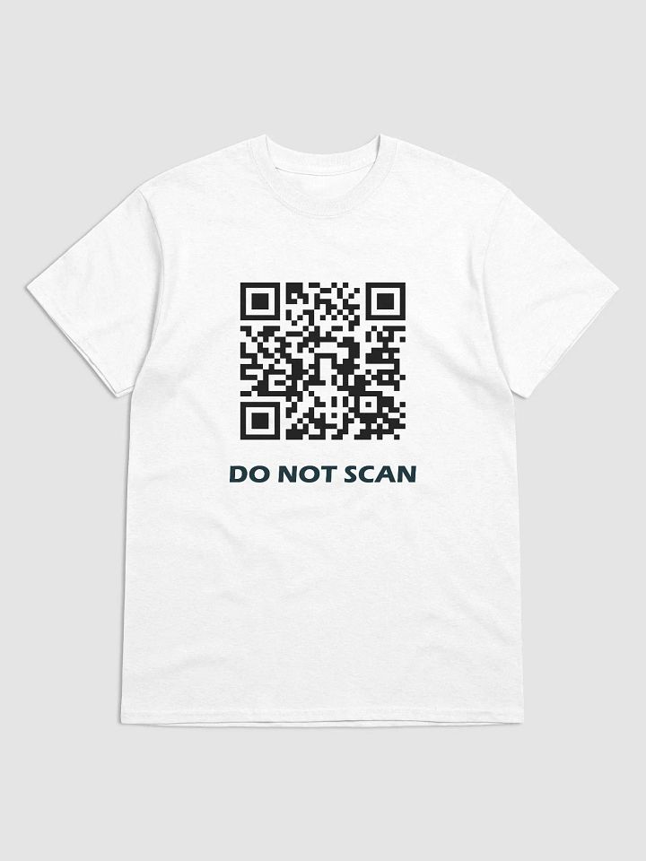 "Do Not Scan" QR Code (Links to this website) #Personal Heavyweight White T-Shirt product image (1)