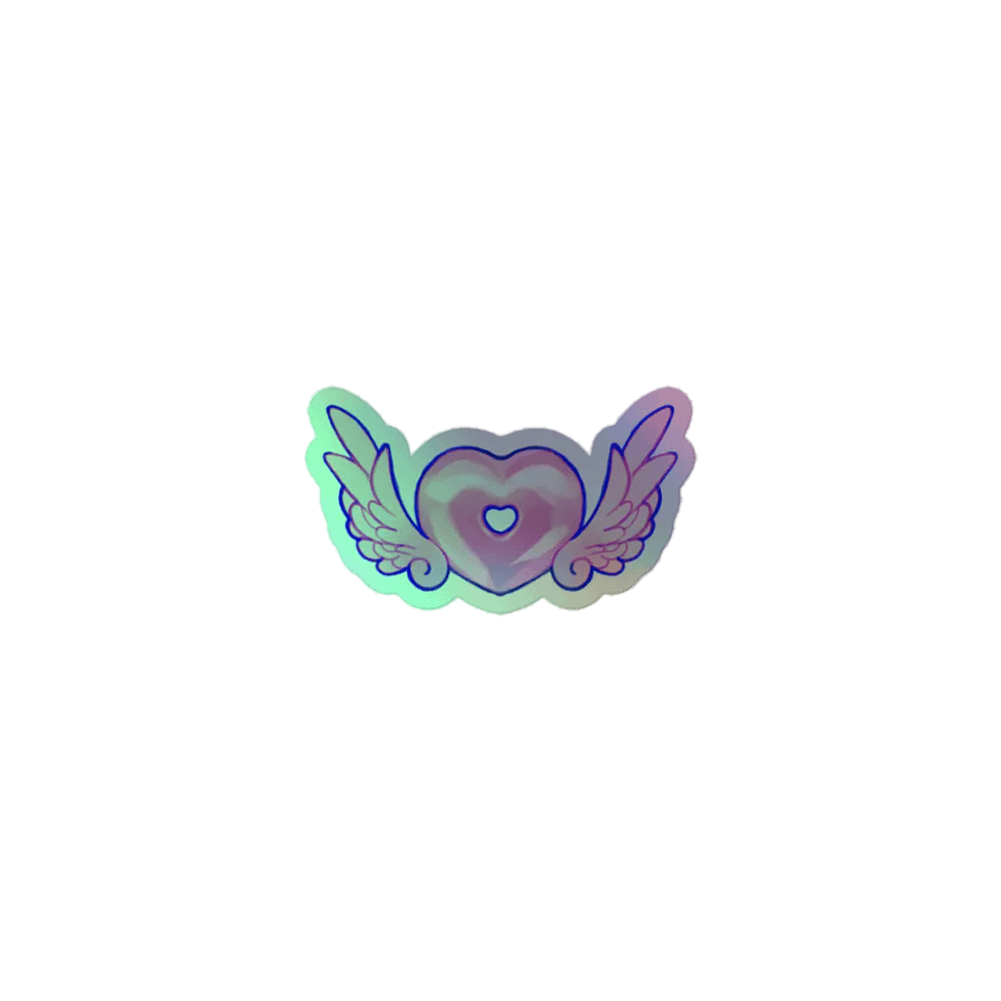 HEART BELL HOLO STICKER product image (1)