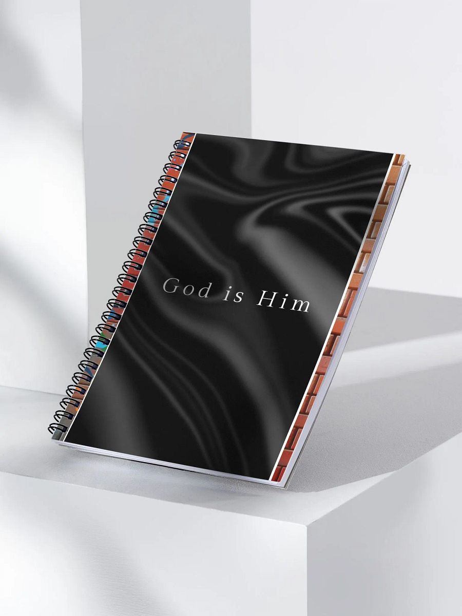God is him notebook agenda made uniquely for you ; Agenda Note book product image (3)