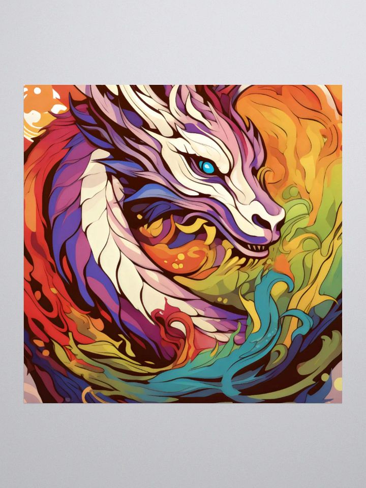 Mythical Dragon Kiss Cut Stickers product image (3)
