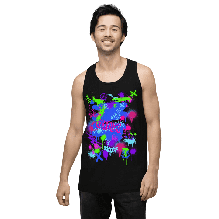 graffitti tank top product image (2)
