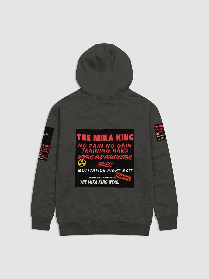 Sudadera con capucha unisex de algodón The Mika King No Pain No Gain Training Hard Edtion Deluxe. product image (2)