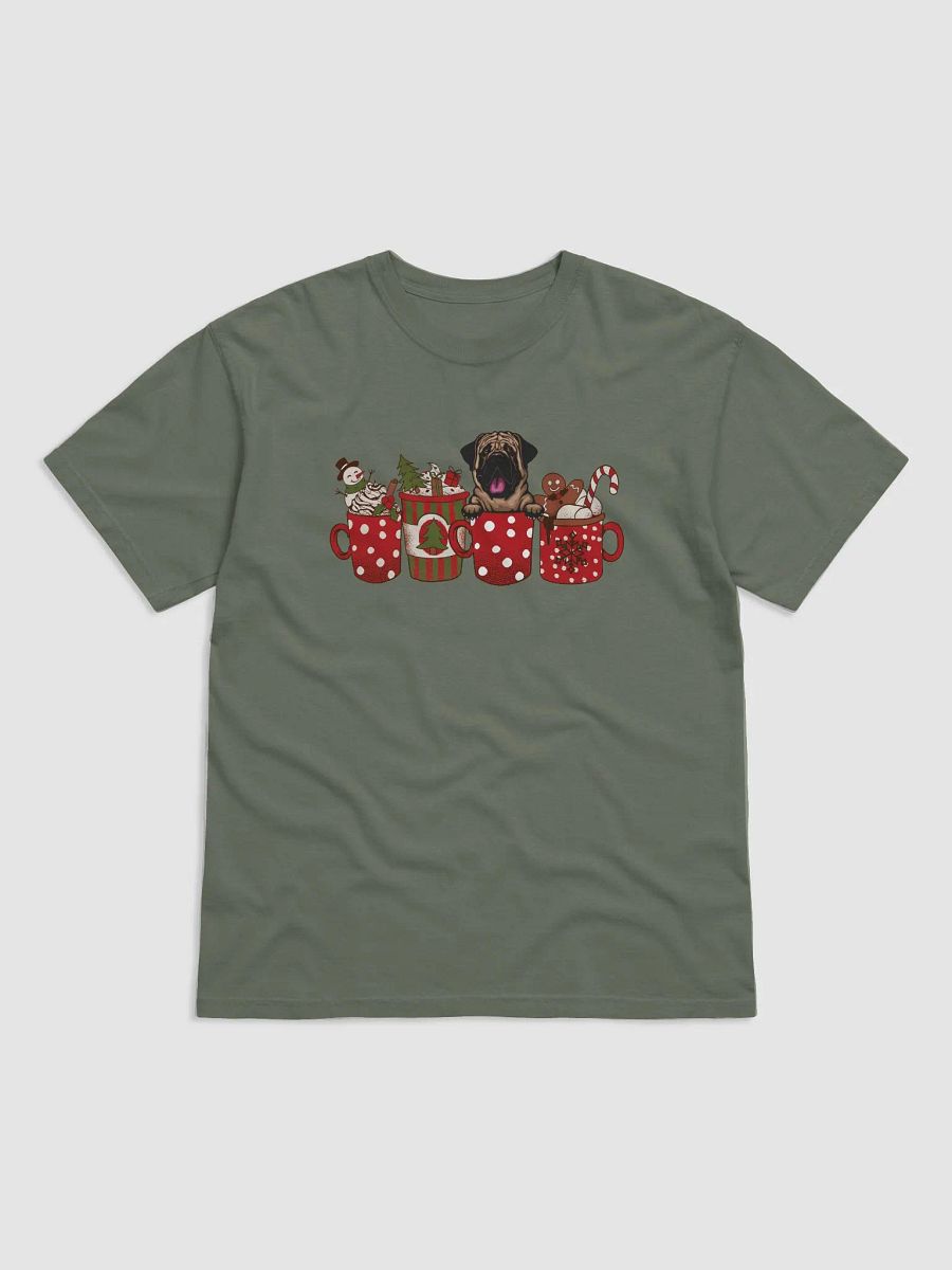 Cute English Mastiff in a Christmas Cup T-Shirt | Funny Christmas Pup in a Cup product image (19)