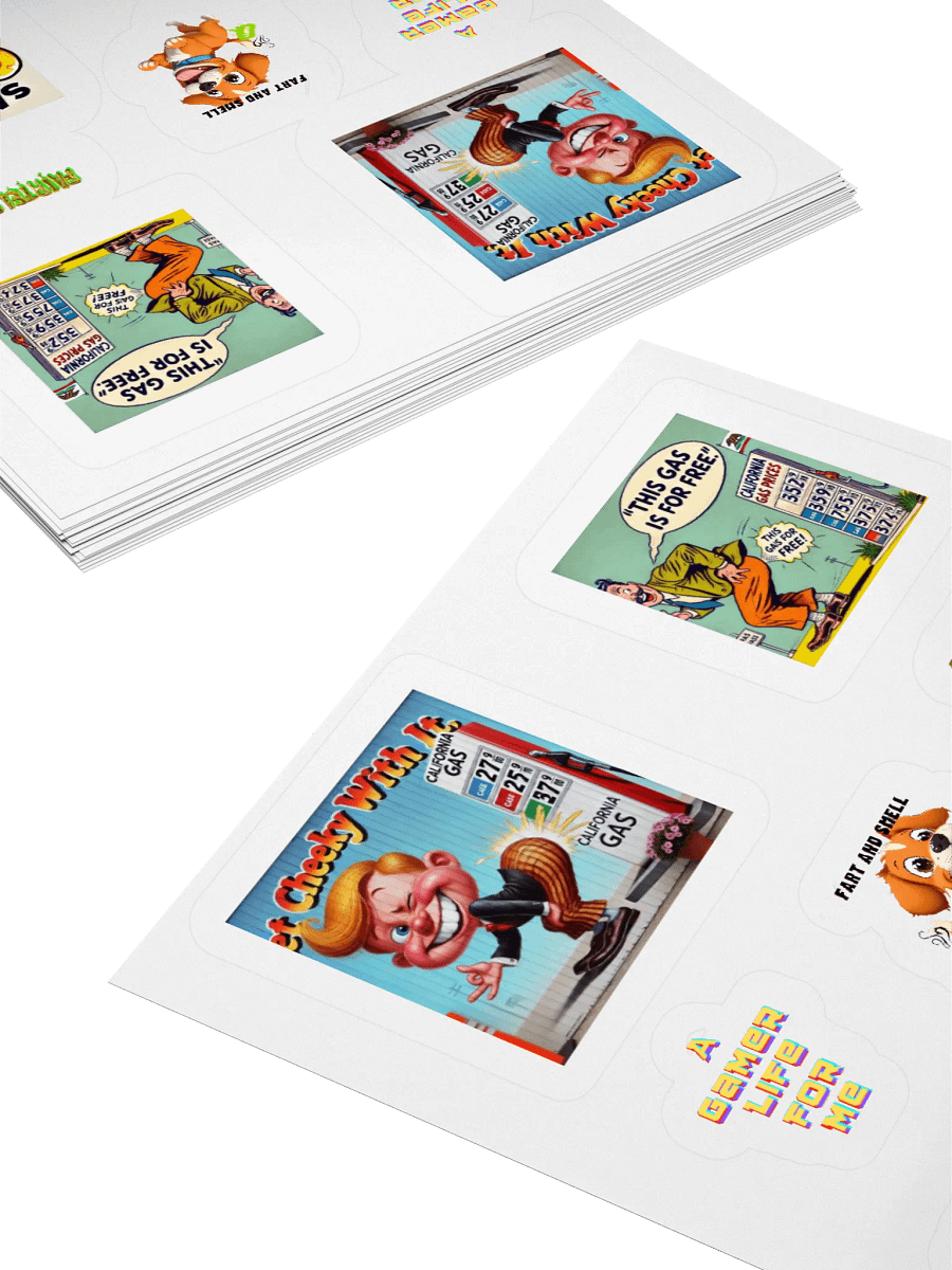 Whimsical Vintage Sticker Collection product image (11)