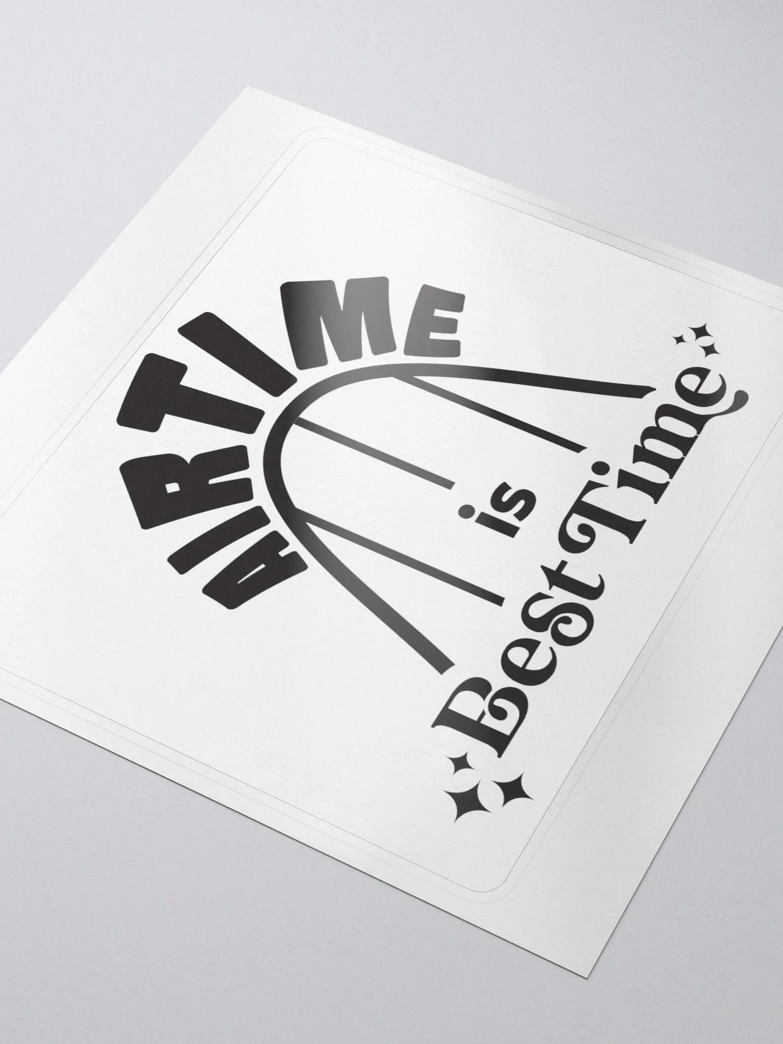 AIR TIME IS BEST TIME - sticker product image (3)